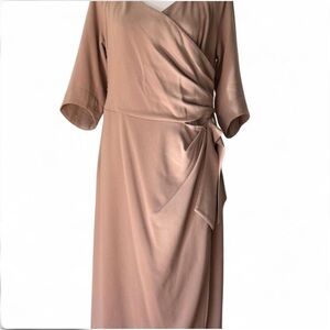 Bombshell by Katya Wildman “forever dress” UK 18 / US 14, taupe, made in England